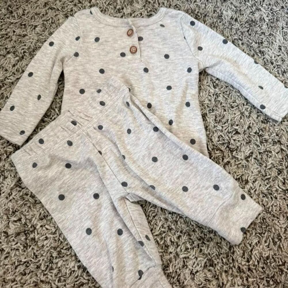 Carter-s Grey Sleepsuits-babygrows